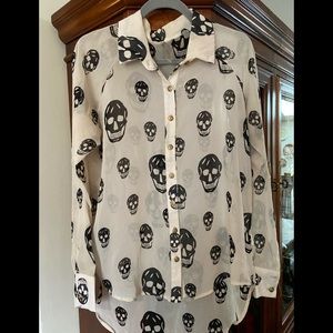 Skull women’s blouse
